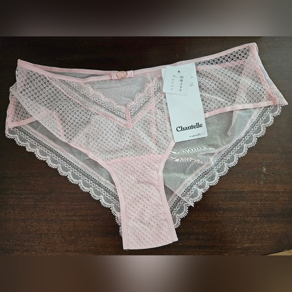 2 pairs Chantelle lace hipsters US small French 40 New with tags - Picture 2 of 2